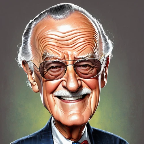 stan lee,walt,salvador guillermo allende gossens,wpap,caricaturist,lacinato kale,caricature,elderly man,medical icon,groucho marx,klinkel,rapini,bapu,kraft,icon,el salvador dali,diet icon,joe,official portrait,bust,Illustration,Abstract Fantasy,Abstract Fantasy 23