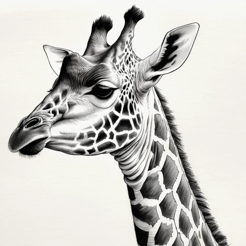 giraffidae,giraffe,line art animals,line art animal,animal portrait,giraffe plush toy,two giraffes,giraffes,whimsical animals,serengeti,giraffe head,diamond zebra,reconstruction,straw animal,anthropomorphized animals,geometrical animal,zebra,fauna,animal line art,burchell's zebra,Illustration,Black and White,Black and White 30