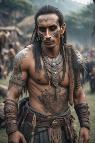 male character,tribal chief,maori,warrior east,barbarian,raider,aborigine,machu pi,shaman,putra,male elf,aztec,ancient people,polynesian,indian monk,incas,warlord,the american indian,petulubali,aborigines