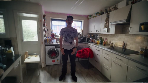 standing man,tall man,360 ° panorama,big kitchen,fisheye lens,dishwasher,the kitchen,360 °,3d man,kitchen,b3d,chef,augmented reality,mess in the kitchen,long son,fish eye,men chef,distorted,dancing dave minion,housework