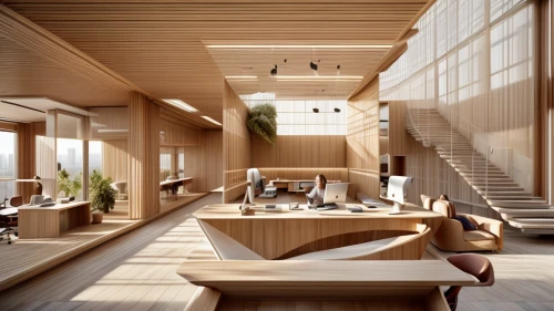 modern office,school design,offices,modern kitchen interior,archidaily,modern kitchen,interior modern design,kitchen design,daylighting,breakfast room,dunes house,timber house,conference room,loft,wooden beams,3d rendering,chefs kitchen,dining table,working space,japanese architecture