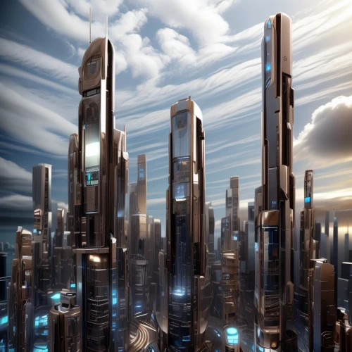 futuristic landscape,futuristic architecture,sky space concept,metropolis,dystopian,fantasy city,urban towers,futuristic,urbanization,skyscrapers,skycraper,skyscraper town,sci fiction illustration,dystopia,sci-fi,sci - fi,tall buildings,sky city,sci fi,skyscraper