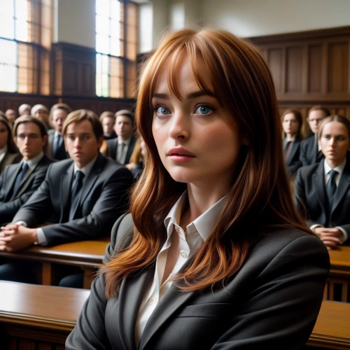 jury,the girl's face,detention,barrister,clary,lecture hall,the stake,private school,school uniform,lawyer,hitchcock,class room,attorney,classroom,common law,pupils,suits,elenor power,maci,clove