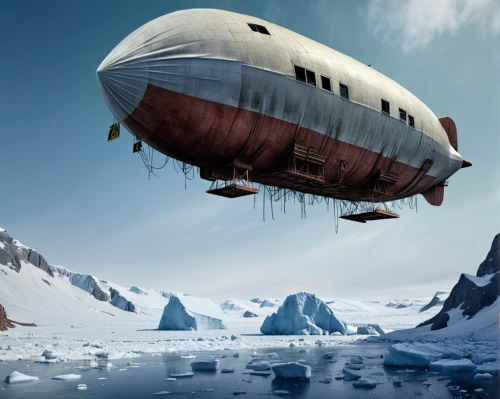 airships,airship,ice boat,aerostat,ice floe,air ship,captive balloon,antartica,blimp,gas balloon,flying boat,adrift,antarctic,iceberg,diving gondola,ice floes,antarctica,hot air,icebreaker,arctic antarctica,Conceptual Art,Fantasy,Fantasy 01