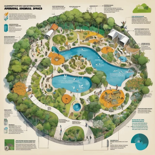landscape plan,permaculture,artificial islands,ecological footprint,ecological sustainable development,rainbow world map,ecoregion,infographic elements,garden of plants,water resources,water courses,nature garden,artificial island,ecosystem,animal zoo,terraforming,nature conservation,utopian,wastewater treatment,gardens,Unique,Design,Infographics