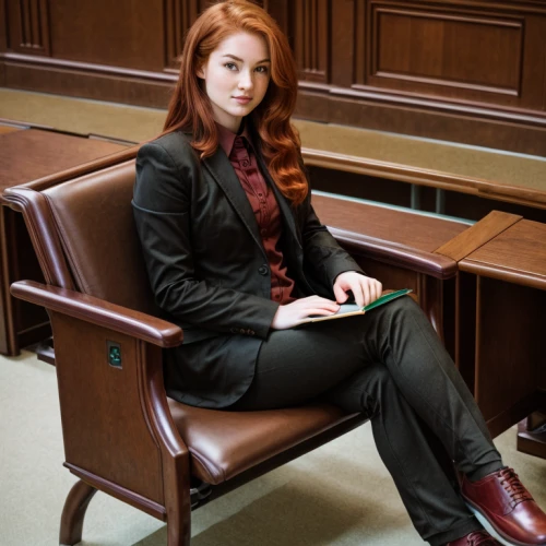 secretary,office chair,business woman,businesswoman,sitting on a chair,woman in menswear,business girl,clary,cordwainer,leather suitcase,woman sitting,secretary desk,boardroom,wing chair,attorney,bench chair,leather boots,lawyer,office worker,barrister