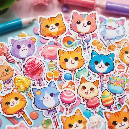 animal stickers,kawaii animal patches,kawaii animal patch,stickers,kawaii patches,round kawaii animals,kawaii animals,cat kawaii,christmas stickers,rainbow tags,clipart sticker,stickies,colored pins,cat supply,cupcake paper,sticker,candy pattern,kawaii ice cream,badges,pushpins,Illustration,Japanese style,Japanese Style 03