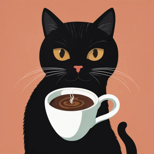 cat coffee,coffee tea illustration,cat drinking tea,cat vector,kopi,coffee background,cocoa,cup of cocoa,kopi luwak,macchiato,liqueur coffee,french coffee,mocha,espresso,coffee icons,instant coffee,a cup of coffee,java,cat's cafe,coffee tea drawing,Illustration,American Style,American Style 11