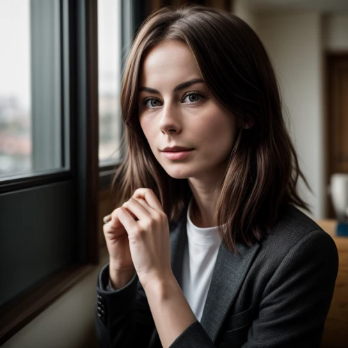 woman portrait,moody portrait,woman thinking,woman sitting,pensive,lena,thoughtful,portrait background,portrait,portrait photography,bloned portrait,woman in menswear,portrait of christi,romantic portrait,british actress,orlova chuka,young woman,depressed woman,management of hair loss,greta oto