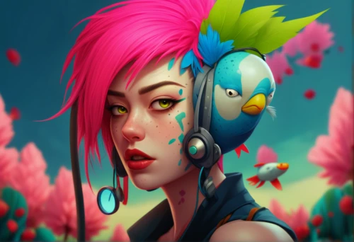 transistor,flora,girl in flowers,pollinate,geisha,widow flower,fantasy portrait,blossom,geisha girl,world digital painting,flower fairy,navi,cartoon flowers,portrait background,flower and bird illustration,punk,flamingo,music player,flower background,lyzz flowers,Photography,General,Realistic