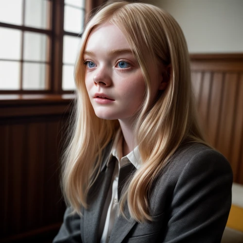 school uniform,portrait of a girl,paleness,doll's facial features,blond girl,girl portrait,lily-rose melody depp,girl studying,tilda,madeleine,portrait of christi,schoolgirl,child portrait,a uniform,private school,school clothes,blonde girl,lilian gish - female,mystical portrait of a girl,the girl at the station