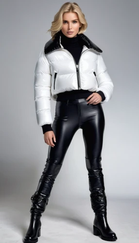 annemone,leather,black leather,fur clothing,pvc,leather boots,fur,kim,dry suit,long underwear,leather texture,white boots,femme fatale,plus-size model,latex clothing,protective clothing,women fashion,skier,tamra,silver,Photography,General,Realistic