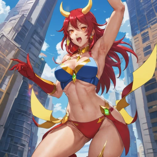 fire siren,fire devil,fire angel,honolulu,fran,elza,sanya,kos,chariot,phoenix,ashitaba,goddess of justice,venera,kinara,devil,magna,fantasia,honmei choco,fire lily,minerva