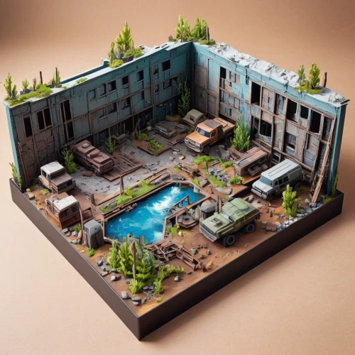 roof top pool,dug-out pool,outdoor pool,swimming pool,3d rendering,apartment complex,pool bar,pool house,mixed-use,3d render,holiday complex,apartment house,diorama,an apartment,resort,luxury hotel,3d model,luxury property,apartment block,3d mockup,Unique,3D,Isometric