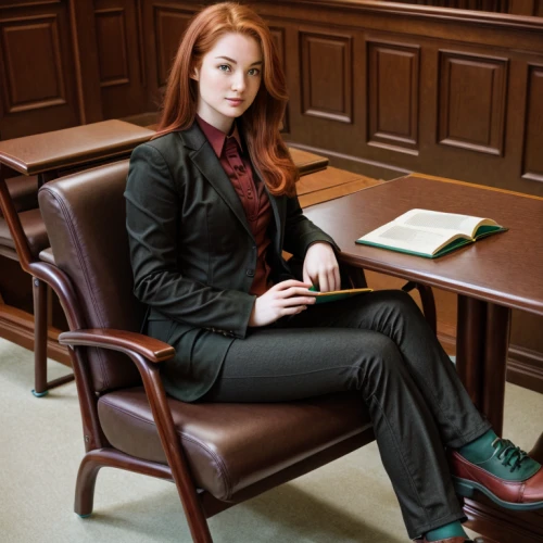 business woman,clary,businesswoman,secretary,leather boots,woman in menswear,leather shoes,cordwainer,business girl,court shoe,lawyer,attorney,office chair,leather hiking boots,women's boots,oxford shoe,brown leather shoes,sitting on a chair,leather shoe,menswear for women