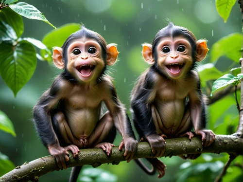 primates,monkeys,borneo,monkey with cub,monkey family,uakari,long tailed macaque,great apes,orang utan,three monkeys,baby monkey,bonobo,happy children playing in the forest,kalimantan,tufted capuchin,monkeys band,crab-eating macaque,rhesus macaque,the blood breast baboons,common chimpanzee,Photography,General,Natural
