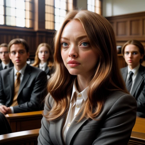 the stake,the girl's face,jury,attorney,barrister,lawyer,contemporary witnesses,lawyers,private school,common law,detention,hitchcock,law and order,marble collegiate,school uniform,suits,judge,business women,choir,woman church