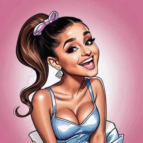 sweetener,edit icon,cute cartoon character,heart icon,caricature,sweetie,cupcake,sweetheart,pink bow,cartoon character,princess,vector illustration,phone icon,ponytail,cute pretty,tiktok icon,baby doll,star drawing,coloring page,satin bow,Illustration,Abstract Fantasy,Abstract Fantasy 23