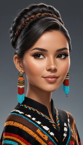 ancient egyptian girl,pocahontas,native american,american indian,cherokee,worry doll,incas,indigenous culture,maya,native,the american indian,peruvian women,amerindien,women's accessories,collared inca,cleopatra,ancient egyptian,first nation,female doll,gift of jewelry,Unique,3D,Isometric