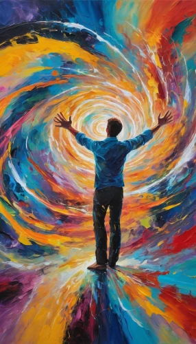 colorful spiral,dance with canvases,self hypnosis,ascension,spiral background,psychedelic art,vortex,vibration,oil painting on canvas,time spiral,vitality,painting technique,chalk drawing,whirling,astral traveler,colorful background,dimensional,connectedness,swirling,art painting,Conceptual Art,Oil color,Oil Color 20