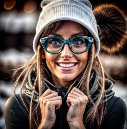 ski glasses,red green glasses,color glasses,reading glasses,silver framed glasses,eye glass accessory,girl wearing hat,lace round frames,spectacles,portrait photographers,stitch frames,portrait photography,vision care,pond lenses,with glasses,kids glasses,eyewear,women fashion,girl portrait,ski helmet