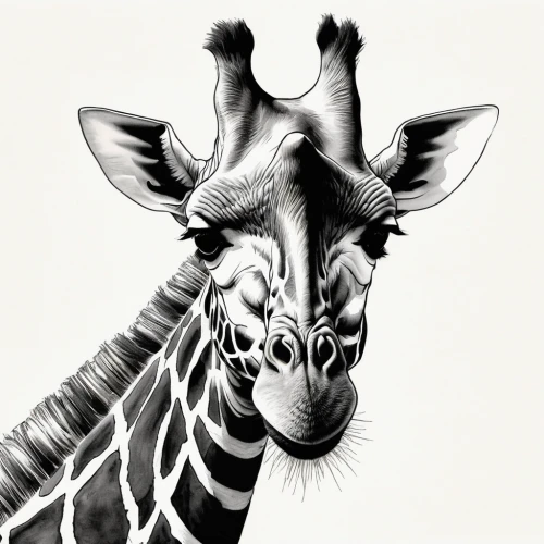 animal portrait,giraffidae,giraffe,line art animals,whimsical animals,zebra,line art animal,two giraffes,anthropomorphized animals,burchell's zebra,giraffes,zonkey,diamond zebra,geometrical animal,circus animal,zebras,fauna,zebra pattern,quagga,giraffe head,Illustration,Paper based,Paper Based 21