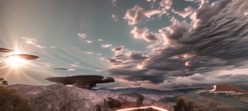 epic sky,planet alien sky,skyrim,sky,skies,sky clouds,futuristic landscape,airships,cloud mountains,mountain world,sky space concept,borealis,mountain sunrise,fantasy landscape,hot-air-balloon-valley-sky,mammatus,cloud mountain,skywatch,skyscape,bird in the sky