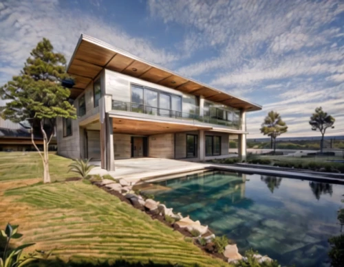 modern house,dunes house,modern architecture,timber house,landscape design sydney,smart house,house by the water,landscape designers sydney,mid century house,eco-construction,luxury property,residential house,wooden house,cubic house,beautiful home,cube house,smart home,pool house,grass roof,luxury home