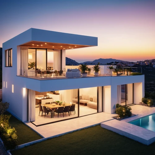 modern house,luxury property,holiday villa,smart home,modern architecture,beautiful home,villas,luxury real estate,luxury home,smarthome,dunes house,house sales,smart house,residential house,floorplan home,residential property,cubic house,cube house,house shape,roof landscape,Photography,General,Realistic