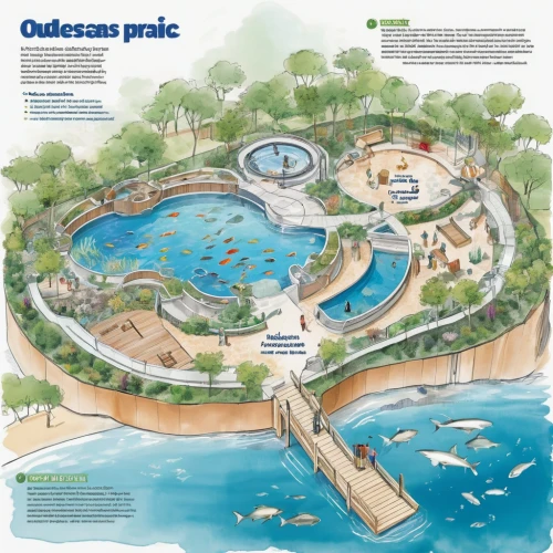 dolphinarium,artificial islands,coastal and oceanic landforms,water courses,termales balneario santa rosa,outdoor pool,water resources,swim ring,wastewater treatment,aquaculture,hacienda,oases,loro parque,underwater oasis,oasis,dug-out pool,artificial island,oceania,landscape plan,coastal protection,Unique,Design,Infographics