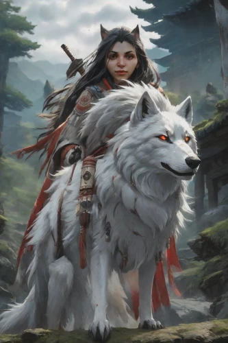howling wolf,samoyed,white shepherd,white dog,wolf couple,girl with dog,companion dog,bohemian shepherd,carpathian shepherd dog,landseer,two wolves,native american indian dog,kitsune,sled dog,canis lupus,gray wolf,constellation wolf,european wolf,wolfdog,wolf