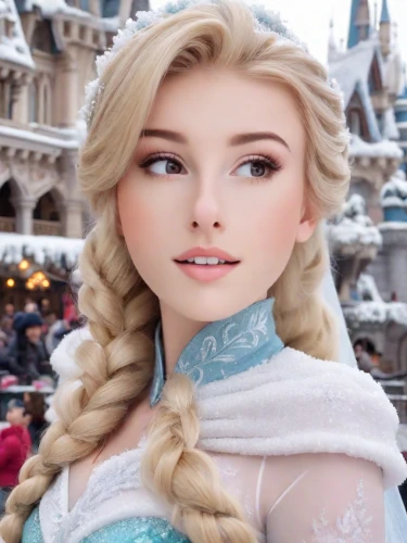 elsa,the snow queen,rapunzel,princess anna,white rose snow queen,princess sofia,ice princess,frozen,suit of the snow maiden,realdoll,cinderella,disney character,doll's facial features,3d fantasy,ice queen,tiana,olaf,disney,snow white,fairy tale character