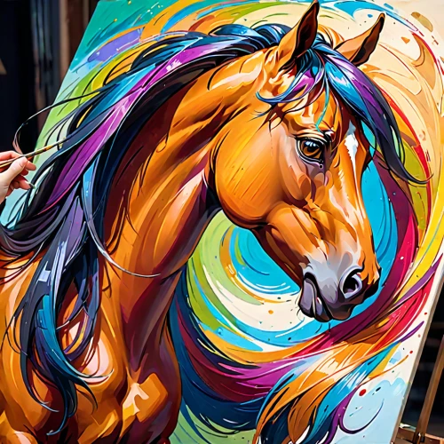 colorful horse,painted horse,carnival horse,carousel horse,glass painting,dream horse,equine,bodypainting,unicorn art,beautiful horses,racehorse,equine coat colors,equines,body painting,fire horse,neon body painting,rainbow unicorn,horse,belgian horse,horse-rocking chair,Anime,Anime,General