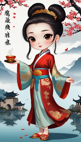 wuchang,yi sun sin,zui quan,oriental princess,spring festival,peking opera,chinese art,yuanyang,hwachae,taiwanese opera,shuanghuan noble,huqin,tong sui,yunnan,plum blossom,yangqin,xun,oriental painting,geisha girl,xing yi quan,Illustration,Children,Children 02