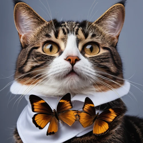 animals play dress-up,bow-tie,bowtie,bow tie,tabby cat,cat image,halloween cat,milbert s tortoiseshell,cat portrait,photoshoot butterfly portrait,toyger,american shorthair,tiger cat,oktoberfest cats,haute couture,caterer,cat sparrow,lepidopterist,flower cat,animal photography,Photography,General,Natural