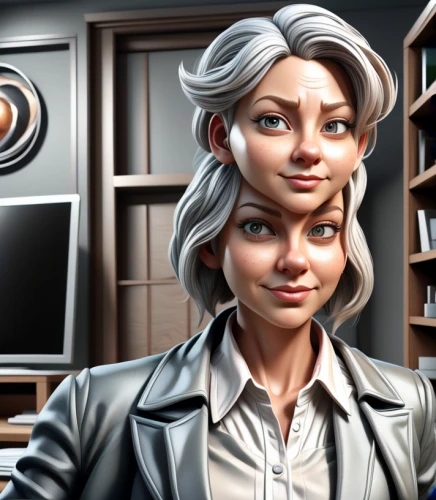 librarian,sci fiction illustration,female doctor,businesswoman,cg artwork,action-adventure game,game illustration,business woman,custom portrait,investigator,secretary,business girl,3d rendered,bookkeeper,biologist,3d model,theoretician physician,spy,digital painting,world digital painting