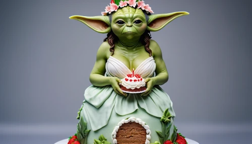 yoda,scandia gnome,japanese kuchenbaum,confectioner,krampus,grinch,eieerkuchen,elf on a shelf,dobos torte,goblin,mohnfigur,cake stand,easter cake,novruz,delicious confectionery,evil fairy,cookie jar,bowl cake,valentine gnome,ogre,Photography,General,Realistic