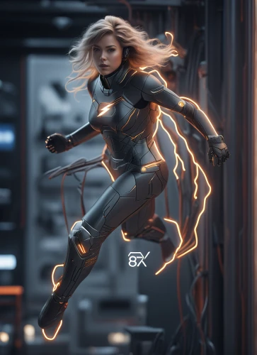 sprint woman,captain marvel,electro,symetra,electrified,nova,bolt,sci fiction illustration,ronda,super heroine,cg artwork,flash unit,lightning,goddess of justice,katniss,bolts,electric arc,asuka langley soryu,electricity,human torch,Photography,General,Sci-Fi