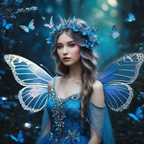 faery,faerie,blue butterfly background,fairy queen,blue butterfly,blue butterflies,mazarine blue butterfly,fairy,flower fairy,little girl fairy,blue enchantress,aurora butterfly,holly blue,ulysses butterfly,garden fairy,child fairy,fairy peacock,vanessa (butterfly),fairy world,butterfly background,Photography,Artistic Photography,Artistic Photography 12