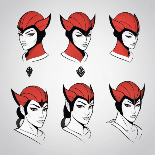 pompadour,crown icons,head icon,vector images,hairstyles,icon set,vector design,pomade,cardinal points,crown render,concept art,vector graphics,rooster head,red chief,the hat-female,development concept,witch's hat icon,fairy tale icons,scarlet witch,lancers,Unique,Design,Character Design