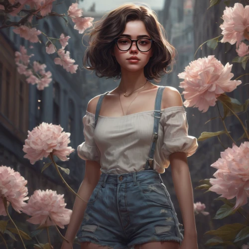 girl in flowers,peonies,peony,beautiful girl with flowers,digital painting,peony pink,world digital painting,pink peony,fantasy portrait,rosa-sinensis,floral background,romantic portrait,falling flowers,girl picking flowers,girl portrait,flower background,flora,flower girl,blossom,floral,Conceptual Art,Fantasy,Fantasy 01