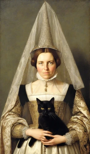 gothic portrait,portrait of a woman,cat portrait,girl with cloth,woman holding pie,portrait of a girl,napoleon cat,overskirt,romantic portrait,girl in cloth,victorian lady,cat image,the hat of the woman,cat european,cat sparrow,stepmother,portrait of christi,self-portrait,woman sitting,maid