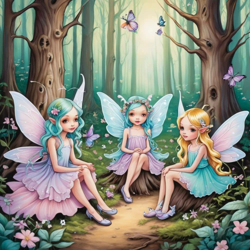 fairies,vintage fairies,fairy forest,fairy world,fairy galaxy,child fairy,fairy village,little girl fairy,fairies aloft,butterfly dolls,fairy,fairy stand,faerie,little angels,faery,fae,evil fairy,children's fairy tale,angels,fairytale characters,Illustration,Abstract Fantasy,Abstract Fantasy 10