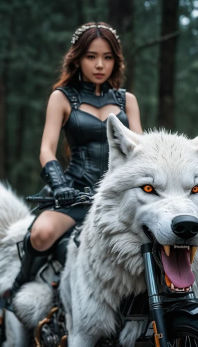 wolves,wolf hunting,wolf bob,wolf couple,wolf,two wolves,howling wolf,wolfdog,dog sled,werewolves,wolf pack,mushing,tamaskan dog,sled dog,bikejoring,husky,female warrior,fantasy picture,wolf's milk,european wolf,Photography,General,Fantasy