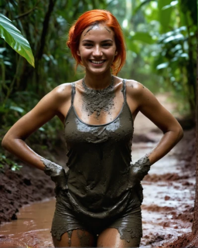 mud,mud wrestling,mud wall,mud village,muddy,wet,greta oto,wet girl,rainforest,maci,rain forest,pippi longstocking,pixie-bob,biologist,cave girl,free wilderness,natural rubber,the law of the jungle,the blonde in the river,missisipi aligator