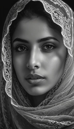 indian woman,islamic girl,muslim woman,mystical portrait of a girl,charcoal drawing,world digital painting,indian girl,hijab,girl in cloth,charcoal pencil,woman portrait,girl portrait,digital painting,pencil drawings,regard,persian poet,woman face,persian,pencil drawing,muslima,Photography,General,Fantasy