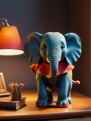 elephant toy,table lamp,circus elephant,pachyderm,cartoon elephants,desk lamp,dumbo,elephant's child,bedside lamp,elephant,table lamps,blue elephant,elephant kid,spot lamp,visual effect lighting,elephantine,girl elephant,energy-saving lamp,african elephant,3d figure,Photography,General,Natural