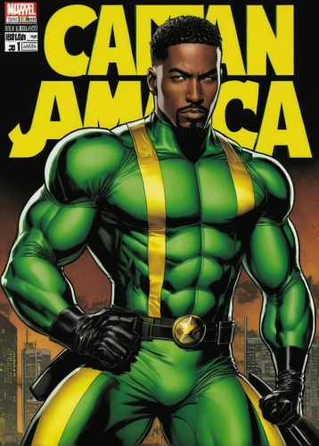 african american male,aa,afroamerican,cauderon,afro american,afro-american,aaa,patrol,collard greens,callaloo,african man,african american,capitanamerica,marvel comics,african-american,comic book,captain american,avenger hulk hero,cover,jamaica,Illustration,American Style,American Style 08