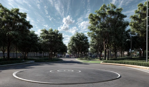 highway roundabout,traffic circle,roundabout,bicycle path,paved square,oval forum,urban design,bicycle lane,curvy road sign,racing road,helipad,parking lot under construction,pedestrian crossing,3d rendering,circle design,road marking,circle around tree,traffic junction,pedestrian lights,virtual landscape