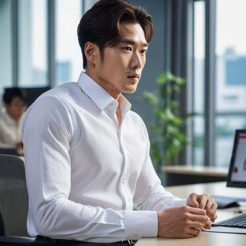 white-collar worker,korean drama,blur office background,office worker,ceo,businessman,samcheok times editor,man with a computer,business angel,stock exchange broker,guk,spy visual,an investor,choi kwang-do,kdrama,korean won,songpyeon,business man,it business,establishing a business,Photography,General,Realistic